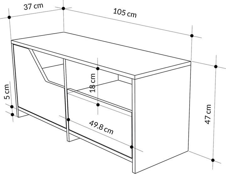 Image du produit Skye Decor Nexus (105 x 37 x 47 cm)