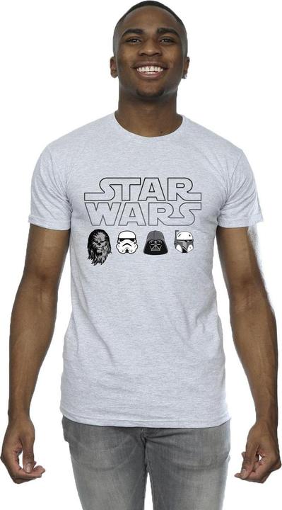 Produktbild Star Wars Character Heads TShirt (M)