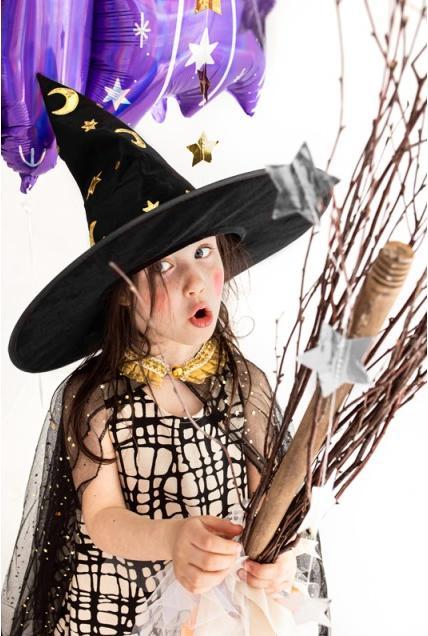 Image du produit Partydeco Chapeau de magicien(ne) enfant - étoiles et lunes