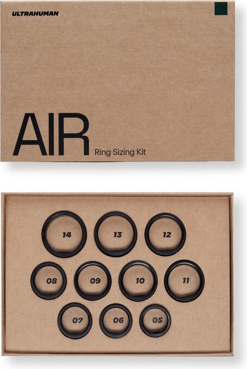 Ultrahuman Ring Air Sizing Kit size 5- 14 colouri