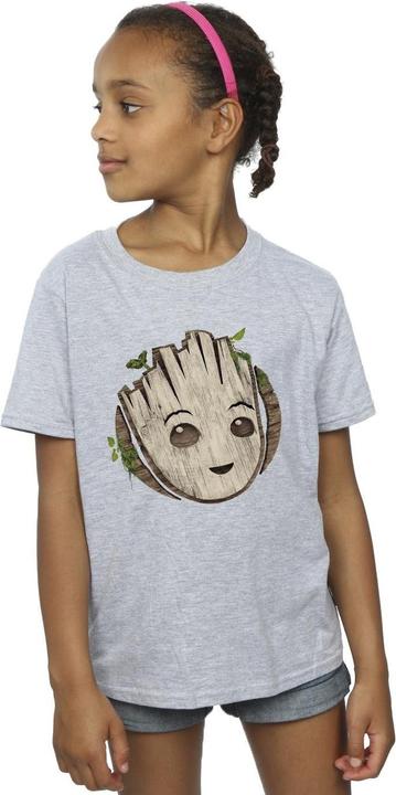 Immagine prodotto I Am Groot Wooden Head Maglietta Ragazze (128)