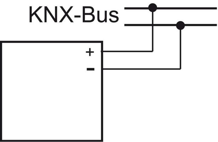 Produktbild Busch-Jaeger Raumtemperaturregler UP KNX PowN std-ws glz