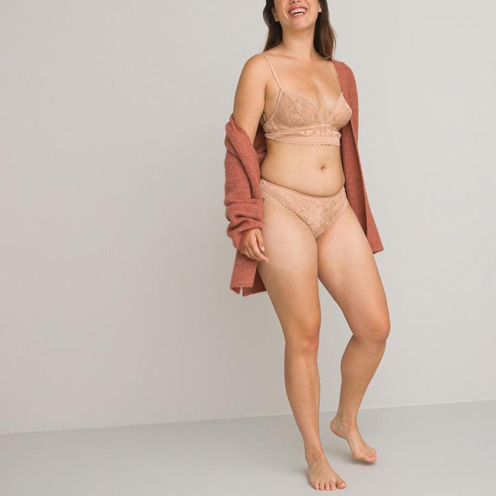 Produktbild La Redoute Collections Tanga JEANNE aus recycelter Spitze (W36/L38, Einzelpack)