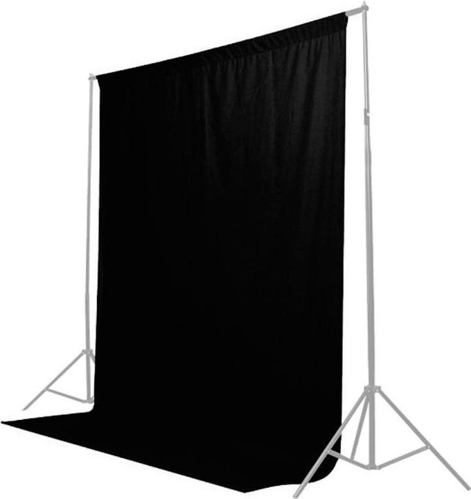 Produktbild Caruba Hintergrundfolie 3x6m Schwarz (300 cm, 600 cm)