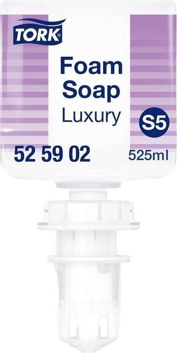Tork Luxe Mini Schuimhandzeep S5 Industrieel afgesloten fles 8 x 525 ml 525902 (Flüssigseife, 525 ml)