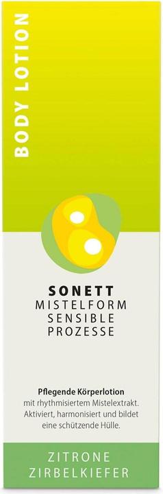 Energie-Label Sonett Mistelform Körperlotion Zitrone-Zirbelkiefer (Körperlotion, 145 ml)