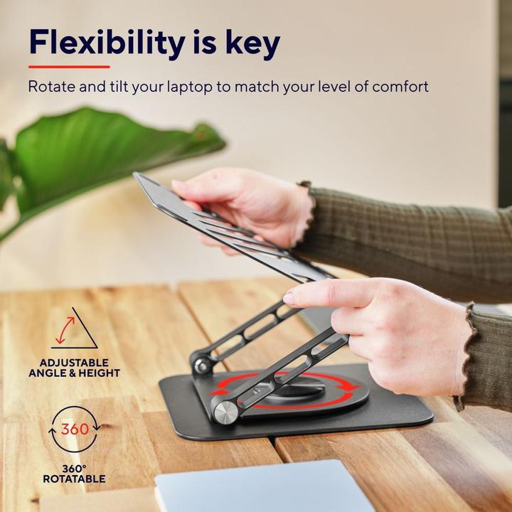 Actual product image Trust Zeff Metal Laptop Stand