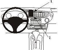 Immagine prodotto Brodit 853309 Supporto per auto Honda Insight