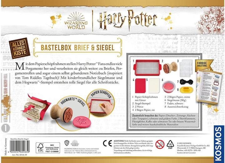 Actual product image Kosmos Harry Potter - Letter & Seal