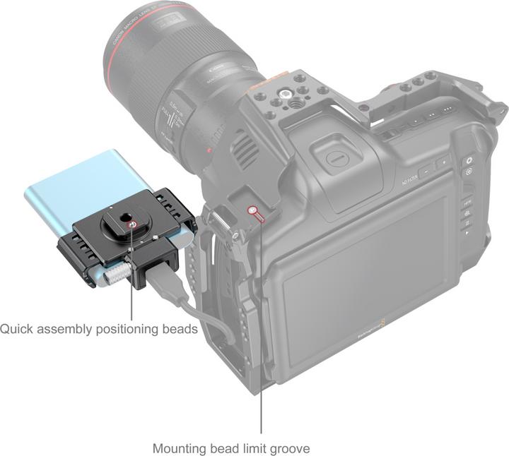 Produktbild SmallRig T5/T7 SSD Halterung für BMPCC 6K pro (Diverses Video Zubehör)