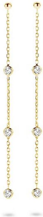 Casa Jewelry Casa -Schmuck Oorhangers Prips - Gold vergoldet