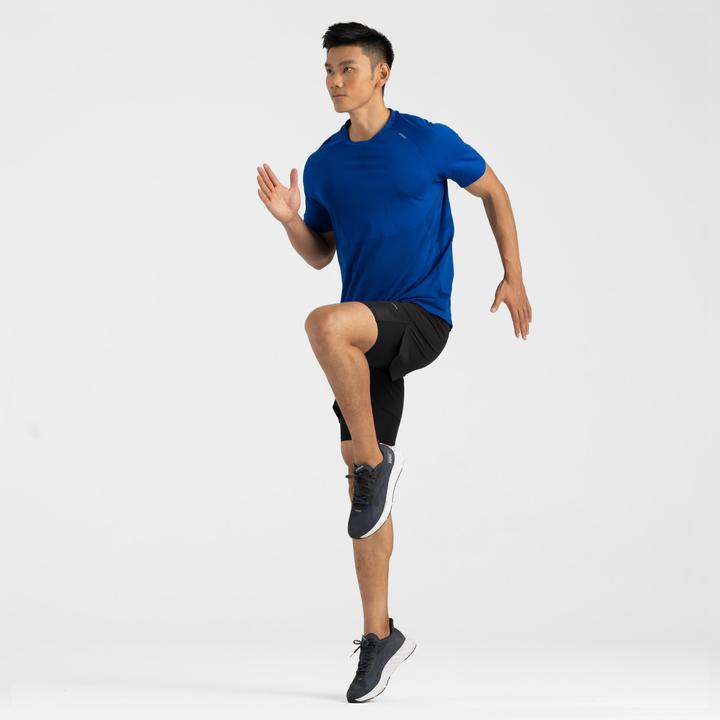Immagine prodotto Kiprun Laufshorts Herren Tights 2-in-1 - schwarz (XXL)