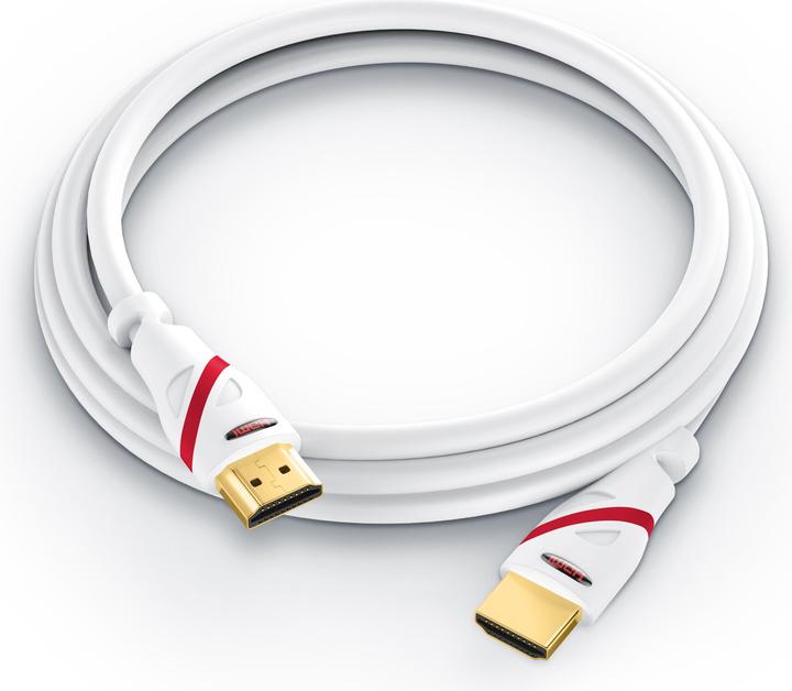 Produktbild CSL HDMI Kabel 2.0b - 4k Ultra HD 2160p - 3D Ready - High Speed - 3 fach geschirmt - HDMI 2.0b 2.0a 2.0 (0.50 m, HDMI)