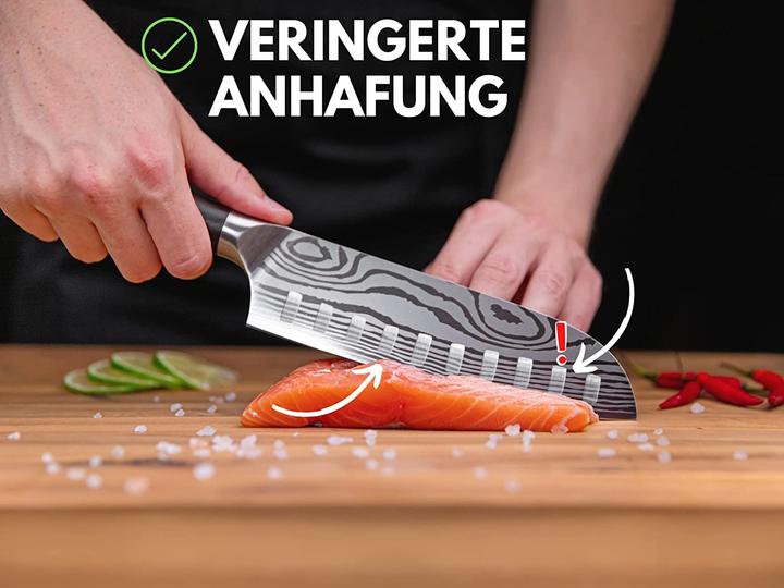 Actual product image Hannah's Homebrand sharp kitchen knife 18 cm blade (18 cm)