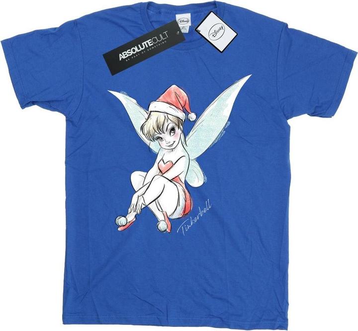 Actual product image Disney Mens Tinkerbell Christmas Fairy T-Shirt (XL)
