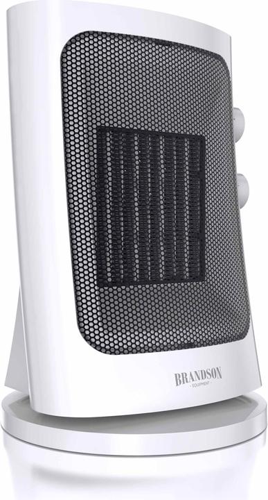 Produktbild Brandson Keramikheizlüfter 1500 W, Keramik Heizlüfter mit Tragegriff & Oszillation, Badezimmer Heizung (1500 W)