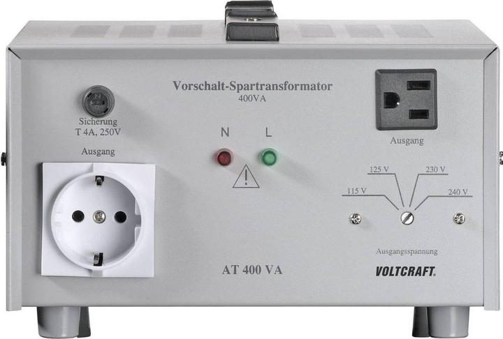 Voltcraft AT-400 NV voorschakelapparaat, spanningsomvormer, 115/125/230/240 V/AC/230/24