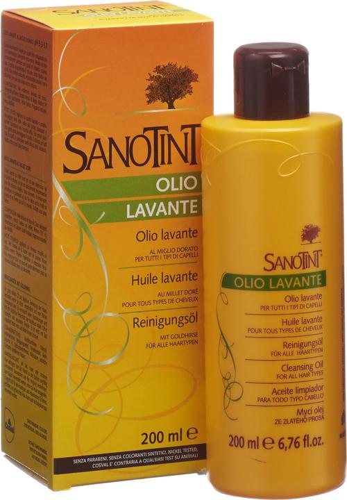 Actual product image Sanotint Reinigungsöl Olio Lavante (200 ml, Liquid shampoo)