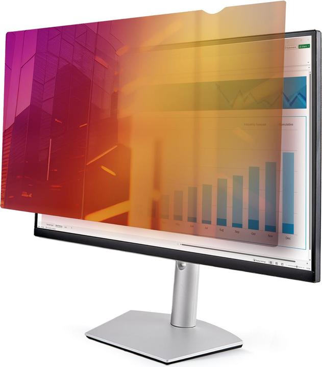 Actual product image StarTech com 24-inch 16:9 Gold Monitor Privacy Screen, Reversible Filter w/Enhanced Privacy, Glossy (24.02", 16 : 9)