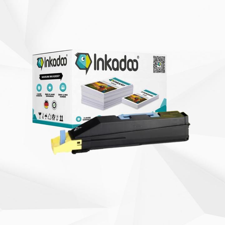Image du produit Inkadoo Toner compatible avec Kyocera/Mita 1T02JZAEU0 / TK-865Y toner, jaune jaune (Y)