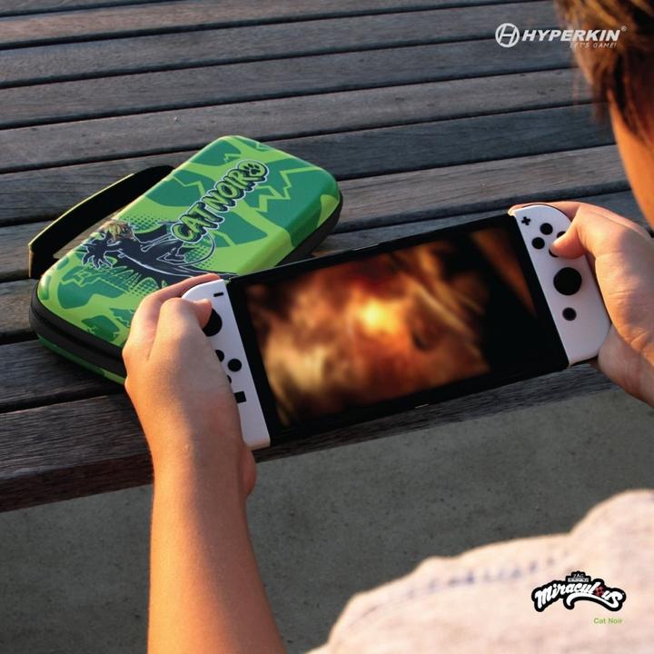 Image du produit Hyperkin Étui de transport rigide officiel Miraculous - Switch/Lite/Oled (Bug & Cat) (Switch)