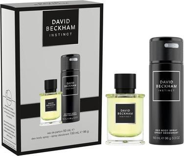David Beckham Coffret cadeau Eau de Parfum 50ml et Déodorant 150ml pour homme Instinct (Eau de parfum, 50 ml)