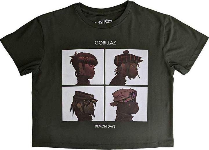 Gorillaz Demon Days Crop Top (Girlie)