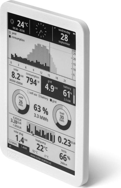 Image du produit Solar Station Solar Station 10" E-Ink-Display, Schnittstellen: WLAN