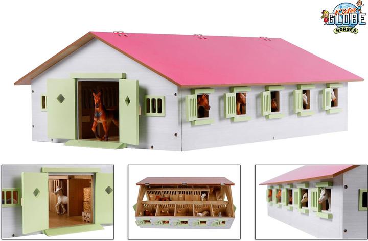 Produktbild Kids Globe Farming Pferdestall mit 9 Boxen
