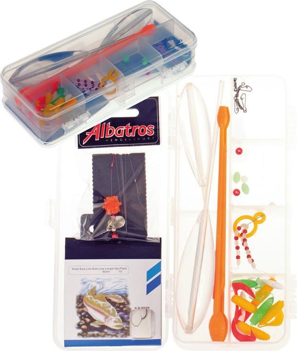 Albatros Forellen -Starter -Set - Stab - Fischset - Hengel 210 cm - Molen 1000FD - Nylonfischereidur