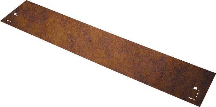 Image du produit Green Split Bordure de pelouse en acier corten de 70 cm de long, 13,5 - 18,5 cm de haut, bordure de parterre - (70 cm)