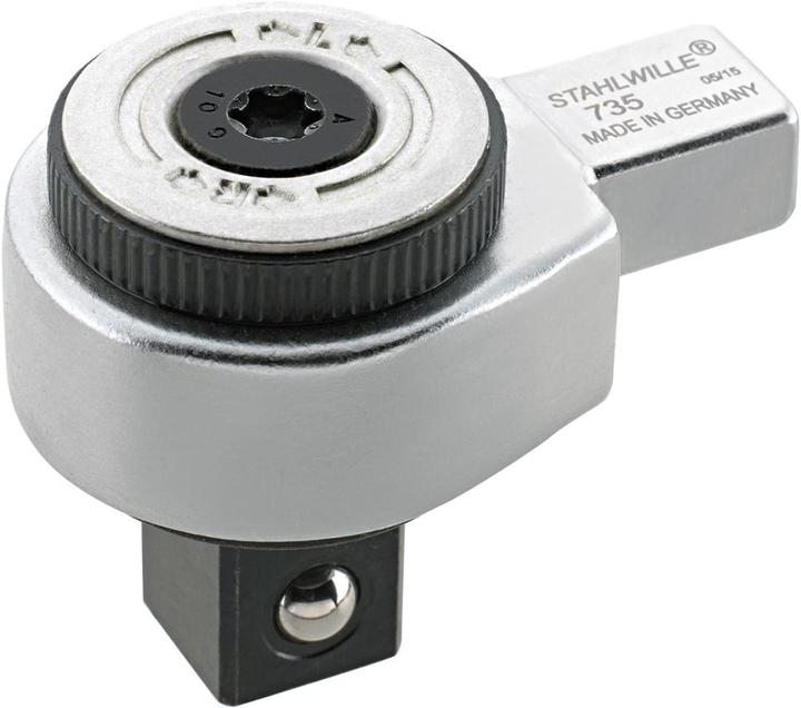 Produktbild Stahlwille Feinzahn-Einsteckknarre | 735/5 (3/8", 80 Nm)