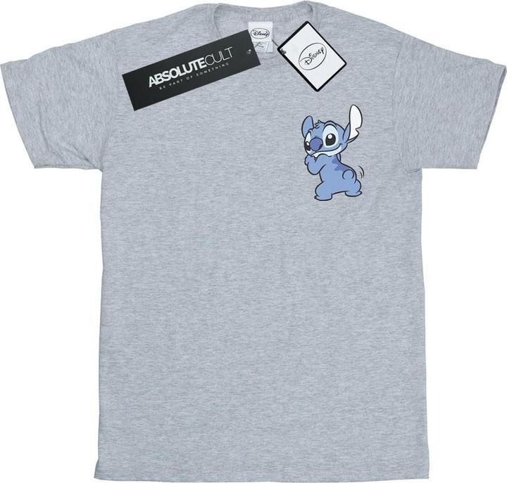Produktbild Disney Lilo And Stitch Stitch Backside Breast Print TShirt Mädchen (152, 158)