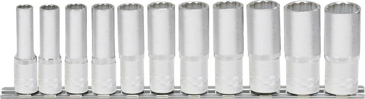 Produktbild KS Tools 3/8" 12-Kant-Stecknuss-Satz lang (17 mm, 15 mm, 13 mm, 9 mm, 16 mm, 8 mm, 10  mm, 14 mm, 18 mm, 11 mm, 12 mm, 19 mm)