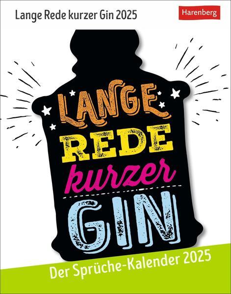 Produktbild Magni Lange Rede kurzer Gin Tagesabreisskalend (11 x 14 cm, Deutsch)