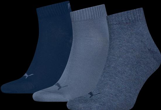 Produktbild Puma Quarter Plain 3p Unisex (3er Pack, 35 - 38)
