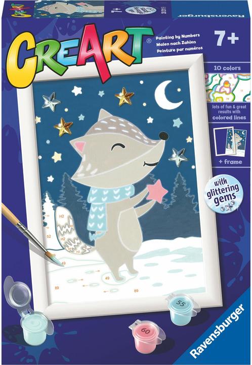 Actual product image Ravensburger CreArt Cute Badger