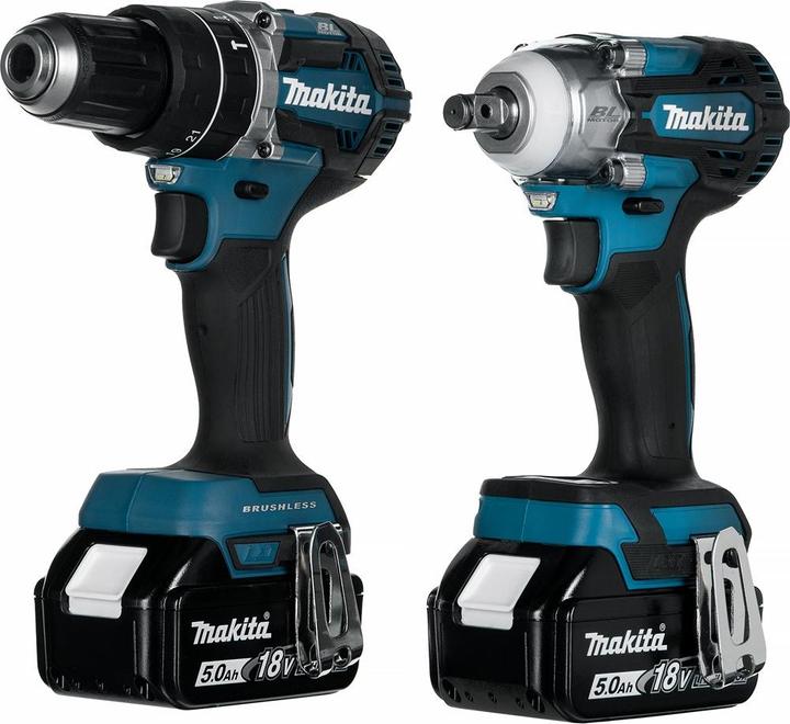 Makita ZES.COMBO 18V (DHP484+DTW300) 3x5,0Ah DLX2359TJ1 (Rechargeable battery operated)