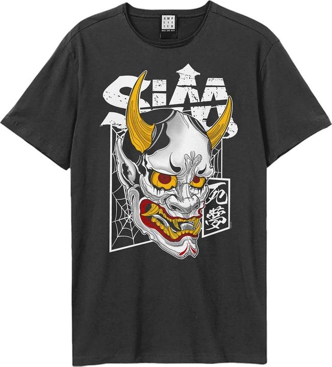 Actual product image Amplified Unisex Adult Samuria Mask SiM T-Shirt (XL)