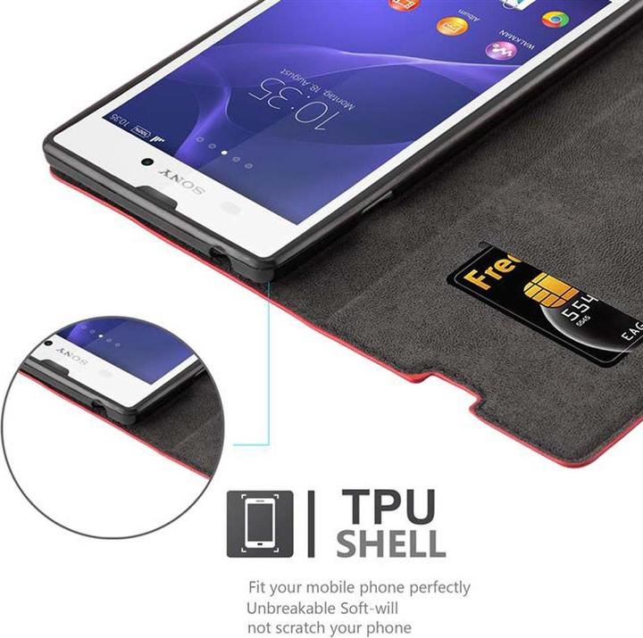 Productafbeelding Cadorabo Boek Onzichtbare Magneethoes (Xperia T3)