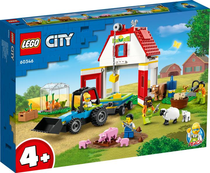 Actual product image LEGO Farm with animals (60346, LEGO City)