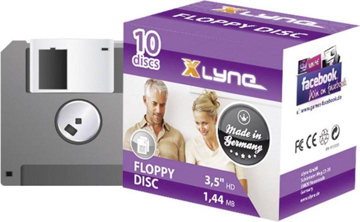 Productafbeelding Xlyne 9010000 3.5 Zoll Diskette 1.44 MB 10 St. (10 Pcs.)