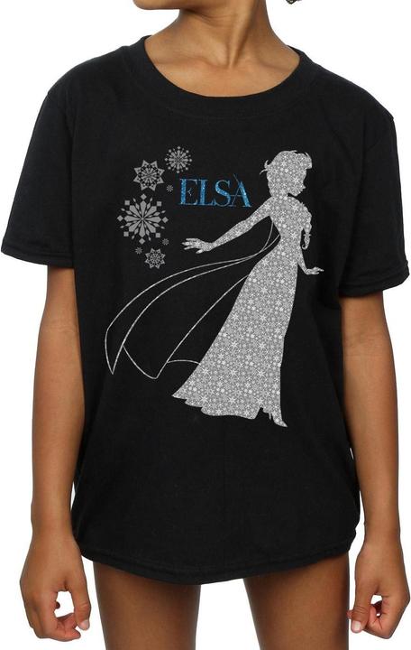 Image du produit Disney - T-shirt FROZEN ELSA CHRISTMAS SILHOUETTE - Fille (152, 158)