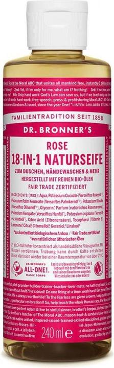 Produktbild Dr. Bronner's Rose (Flüssigseife, 60 ml)