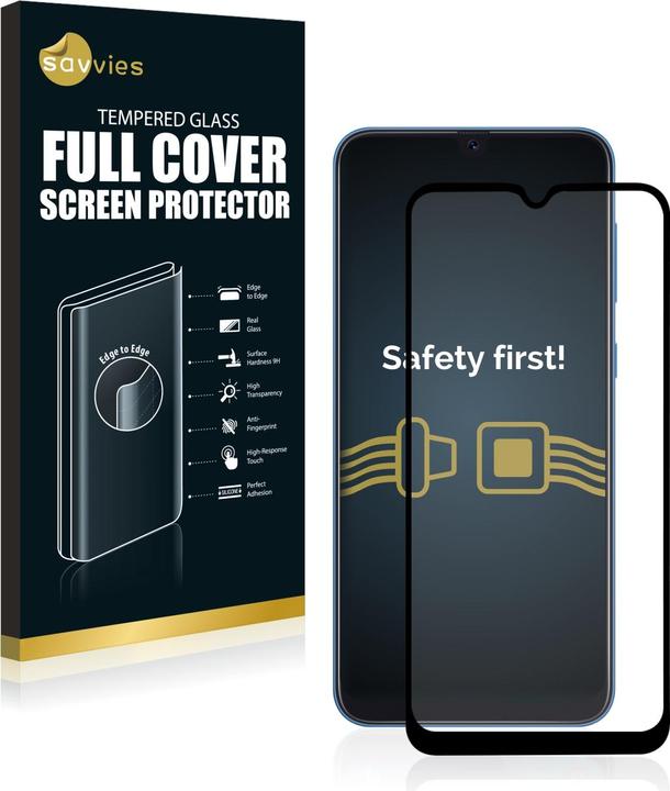Immagine prodotto Savvies Protezione dello schermo in vetro blindato a schermo intero (1 Pezzo/i, Samsung Galaxy A50)
