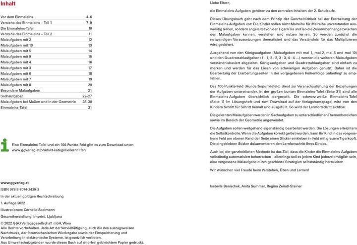 Immagine prodotto Lernen mit Teo und Tia Mathematik – Einmaleins-Trainer – 2. Klasse Volksschule (Tedesco, Regina Zeindl-Steiner, Cornelia Seelmann, Isabella Benischek, Anita Estate, 2022)