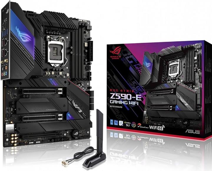 Actual product image ASUS ROG STRIX Z590-E GAMING (LGA 1200, Intel Z590, ATX)