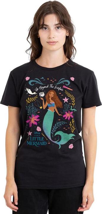 Actual product image The Little Mermaid Unisex Adult Go Beyond The Surface Ariel T-Shirt (L)