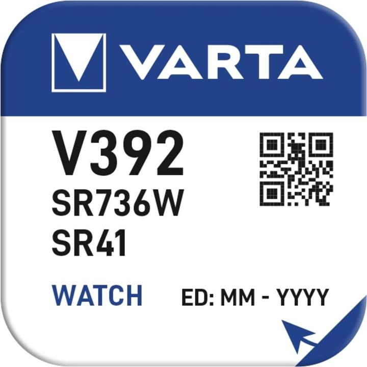 Image du produit Varta 1 Chron V 392 High Drain (1 pcs, LR41, 40 mAh)