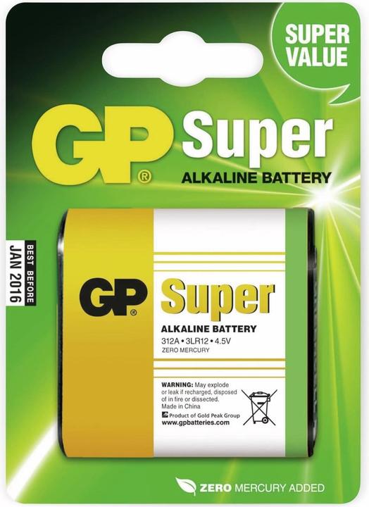 Image du produit GP Batteries Piles rondes alcalines (1 pcs, 3R12, 2700 mAh)